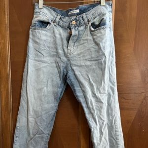 Forever 21 Light Wash Mom Jeans